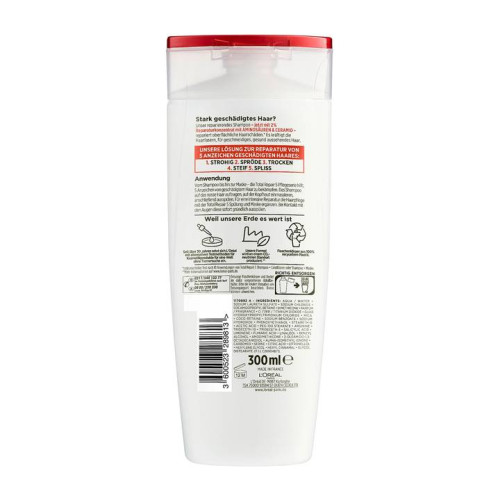 Шампунь для відновлення сильнопошкодженого волосся L'Oreal Paris Elvital Total Repair 5 300 мл Шампунь для відновлення сильнопошкодженого волосся L'Oreal Paris Elvital Total Repair 5 300 мл